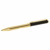 Ручка подарочная шариковая GALANT "ALLUSION", корпус черный/золотой, детали золотистые, узел 0,7 мм, синяя, 143522 - фото 2584157