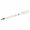 Ручка гелевая BRAUBERG "White Pastel", БЕЛАЯ, корпус прозрачный, узел 1 мм, линия письма 0,5 мм, 143417 - фото 2584199