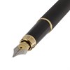 Ручка подарочная перьевая BRAUBERG "Maestro", СИНЯЯ, корпус черный с золотистыми деталями, 143471 - фото 2584294