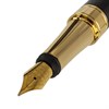 Ручка подарочная перьевая GALANT "LUDUS", корпус черный, детали золотистые, узел 0,8 мм, 143529 - фото 2584321