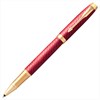 Ручка-роллер PARKER "IM Premium Red GT", корпус красный лак, позолоченные детали, черная, 2143647 - фото 2584398