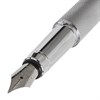 Ручка подарочная перьевая GALANT "SPIGEL", корпус серебристый, детали хромированные, узел 0,8 мм, 143530 - фото 2584442