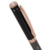 Ручка подарочная шариковая GALANT "FACTURA", корпус черный/оружейный металл, детали розовое золото, узел 0,7 мм, синяя, 143513 - фото 2584467