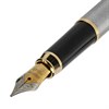 Ручка подарочная перьевая BRAUBERG "Maestro", СИНЯЯ, корпус серебристый с золотистыми деталями, 143469 - фото 2584762