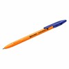 Ручки шариковые BRAUBERG "ULTRA ORANGE", СИНИЕ, НАБОР 10 штук, корпус оранжевый, узел 0,7 мм, 143571 - фото 2584895