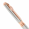 Ручка подарочная шариковая GALANT "NUANCE SILVER", корпус серебристый, детали розовое золото, узел 0,7 мм, синяя, 143520 - фото 2584902
