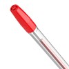 Ручка шариковая BRAUBERG "M-500 CLASSIC", КРАСНАЯ, корпус прозрачный, узел 0,7 мм, линия письма 0,35 мм, 143446 - фото 2584944