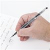 Ручка гелевая BRAUBERG DIAMOND, ЧЕРНАЯ, игольчатый узел 0,5 мм, линия письма 0,25 мм, 143379 - фото 2584967