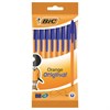 Ручки шариковые BIC "Orange Fine", НАБОР 8 шт., СИНИЕ, линия письма 0,32 мм, пакет, 919228 - фото 2585026
