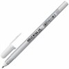 Ручка гелевая БЕЛАЯ, SAKURA (Япония) "Gelly Roll", узел 0,8 мм, линия письма 0,4 мм, XPGB#50 - фото 2585036