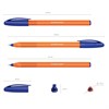 Ручка шариковая масляная ERICH KRAUSE "U-108 Orange" СИНЯЯ, корпус оранжевый, узел 1,0 мм, линия письма 0,3 мм, 47582 - фото 2585102