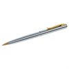 Ручка подарочная шариковая BRAUBERG Maestro, СИНЯЯ, корпус серебристый с золотистым, линия письма 0,5 мм, 143468 - фото 2585362