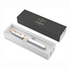 Ручка-роллер PARKER "IM Premium Pearl GT", корпус жемчужный лак, позолоченные детали, черная, 2143646 - фото 2585368