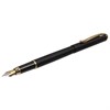 Ручка подарочная перьевая BRAUBERG "Maestro", СИНЯЯ, корпус черный с золотистыми деталями, 143471 - фото 2585376