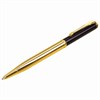 Ручка подарочная шариковая GALANT "ARROW GOLD", корпус черный/золотистый, детали золотистые, узел 0,7 мм, синяя, 143523 - фото 2585436