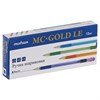 Ручка шариковая масляная с грипом MUNHWA "MC Gold LE", СИНЯЯ, корпус ассорти, узел 0,5 мм, MCL-02 - фото 2585461