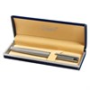 Ручка подарочная перьевая GALANT "SPIGEL", корпус серебристый, детали хромированные, узел 0,8 мм, 143530 - фото 2585479