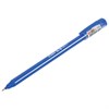 Ручка шариковая масляная STAFF Basic "OBP-312", СИНЯЯ, корпус ассорти, узел 0,7 мм, линия письма 0,35 мм, 143012 - фото 2585578