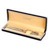 Ручка подарочная шариковая GALANT "NUANCE SILVER", корпус серебристый, детали розовое золото, узел 0,7 мм, синяя, 143520 - фото 2585643
