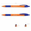 Ручка шариковая масляная автоматическая с грипом ERICH KRAUSE "U-209 Orange", СИНЯЯ, узел 1,0 мм, линия письма 0,3 мм, 47593 - фото 2585798