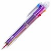 Ручка многоцветная шариковая автоматическая 8 ЦВЕТОВ, узел 0,7 мм, на блистере, BRAUBERG KIDS, 143938 - фото 2585882