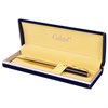 Ручка подарочная шариковая GALANT "ARROW GOLD", корпус черный/золотистый, детали золотистые, узел 0,7 мм, синяя, 143523 - фото 2586068