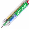 Ручка многоцветная шариковая автоматическая 8 ЦВЕТОВ, узел 0,7 мм, на блистере, BRAUBERG KIDS, 143938 - фото 2586307
