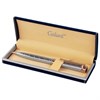 Ручка подарочная шариковая GALANT "ESQUISSE", корпус серебристый, детали розовое золото, узел 0,7 мм, синяя, 143511 - фото 2586504