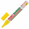 Маркер-краска лаковый (paint marker) 4 мм, ЖЕЛТЫЙ, БЕЗ КСИЛОЛА (без запаха), алюминий, BRAUBERG PROFESSIONAL, 150872 - фото 2586741