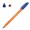 Ручка шариковая масляная ERICH KRAUSE "U-108 Orange" СИНЯЯ, корпус оранжевый, узел 1,0 мм, линия письма 0,3 мм, 47582 - фото 2587087