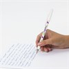Ручка шариковая ЮНЛАНДИЯ "LAMA", синяя, SOFT TOUCH покрытие, узел 0,7 мм, линия письма 0,35 мм, 143735 - фото 2587739