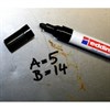 Маркер-краска лаковый (paint marker) EDDING 8750, ЧЕРНЫЙ, 2-4 мм, круглый наконечник, алюминиевый корпус, E-8750/1 - фото 2588102