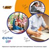 Ручки шариковые BIC "Cristal Up Fun", НАБОР 4 ЦВЕТА (салатовый, розовый, фиолетовый, голубой), узел 1 мм, линия 0,32 мм, блистер, 949870 - фото 2588477