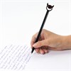 Ручка с топпером шариковая ЮНЛАНДИЯ "Чертёнок", корпус ассорти, СИНЯЯ, пишущий узел 0,7 мм, 143812 - фото 2588537
