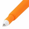 Ручка фигурная шариковая ЮНЛАНДИЯ "Морковка", мягкий силиконовый корпус, СИНЯЯ, пишущий узел 0,7 мм, 143778 - фото 2588753
