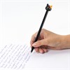 Ручка с топпером шариковая ЮНЛАНДИЯ "Кошка", корпус ассорти, СИНЯЯ, пишущий узел 0,7 мм, 143804 - фото 2589279