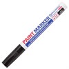 Маркер-краска лаковый (paint marker) 4 мм, ЧЕРНЫЙ, НИТРО-ОСНОВА, алюминиевый корпус, BRAUBERG PROFESSIONAL PLUS, 151445 - фото 2589313