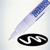Маркер-краска лаковый (paint marker) MUNHWA, 4 мм, БЕЛЫЙ, нитро-основа, алюминиевый корпус, PM-05 - фото 2589409