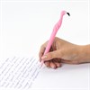 Ручка фигурная шариковая ЮНЛАНДИЯ "Фламинго", мягкий силиконовый корпус, ассорти, СИНЯЯ, пишущий узел 0,7 мм, 143775 - фото 2589493