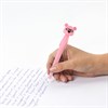 Ручка фигурная шариковая ЮНЛАНДИЯ "Мишка", мягкий силиконовый корпус, ассорти, СИНЯЯ, пишущий узел 0,7 мм, 143780 - фото 2589770