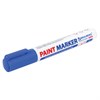Маркер-краска лаковый (paint marker) 6 мм, СИНИЙ, НИТРО-ОСНОВА, BRAUBERG PROFESSIONAL PLUS EXTRA, 151453 - фото 2590469