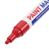 Маркер-краска лаковый (paint marker) 4 мм, КРАСНЫЙ, НИТРО-ОСНОВА, алюминиевый корпус, BRAUBERG PROFESSIONAL PLUS, 151446 - фото 2590498