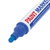 Маркер-краска лаковый (paint marker) 6 мм, СИНИЙ, НИТРО-ОСНОВА, BRAUBERG PROFESSIONAL PLUS EXTRA, 151453 - фото 2590525