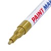 Маркер-краска лаковый (paint marker) 2 мм, ЗОЛОТОЙ, НИТРО-ОСНОВА, алюминиевый корпус, BRAUBERG PROFESSIONAL PLUS, 151443 - фото 2590535
