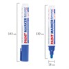 Маркер-краска лаковый (paint marker) 6 мм, СИНИЙ, НИТРО-ОСНОВА, BRAUBERG PROFESSIONAL PLUS EXTRA, 151453 - фото 2590584