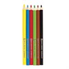 Карандаши цветные утолщенные BRAUBERG, 6 цветов, трехгранные, картонная упаковка, 180835 - фото 2596258