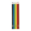 Карандаши цветные ПИФАГОР "ЖИРАФ", 6 цветов, пластиковые, классические заточенные, 181249 - фото 2596645