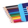 Карандаши цветные ПИФАГОР "ЖИРАФ", 12 цветов, пластиковые, классические заточенные, 181250 - фото 2597336