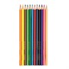 Карандаши цветные ГАММА "Мультики", 12 цветов, заточенные, трехгранные, картонная упаковка, 290122_12 - фото 2597396
