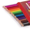 Карандаши цветные ПИФАГОР "ЖИРАФ", 24 цвета, пластиковые, классические заточенные, 181252 - фото 2597577